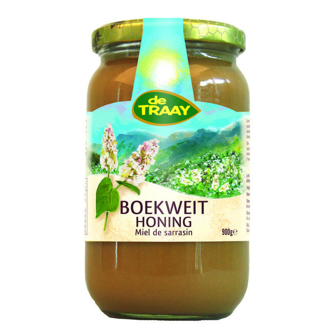 Traay Boekweit creme honing 900 Gram