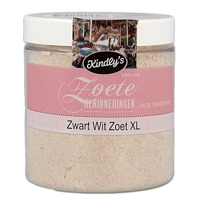 Zwart wit zoet XL 150 Gram