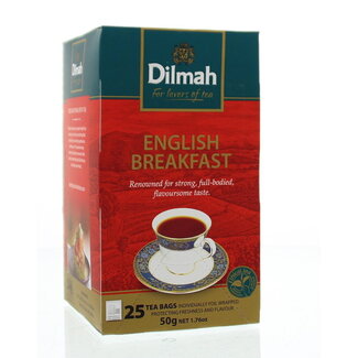 Dilmah English breakfast classic 25 Zakjes