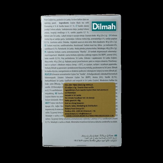 Dilmah Vanilla fun tea 20 sachets