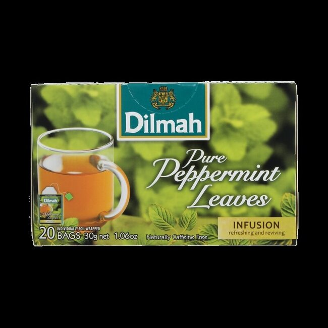 Infusion à la menthe poivrée Dilmah 20 sachets