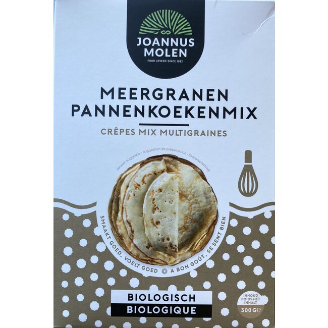 Pannenkoekmix meergranen bio 300 Gram