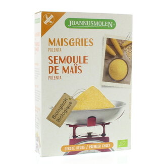 Joannusmolen Joannusmolen Polenta/maisgries eerste keuze bio 350 Gram