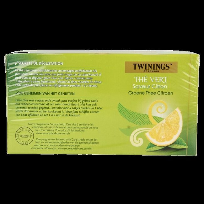 Twinings Groene thee citroen 25 Zakjes