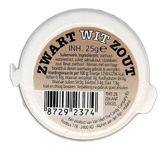 Van Vliet Van Vliet Zwart wit zout 25 g