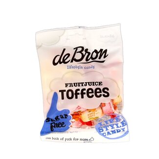 De Bron De Bron Toffees aux fruits sans sucre 90 g
