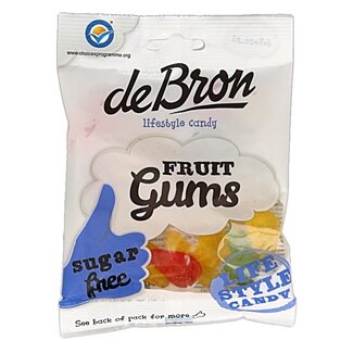 De Bron Fruitgums suikervrij 100 Gram