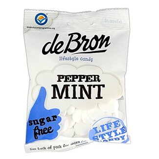 De Bron De Bron Menthe poivrée sans sucre 80 g