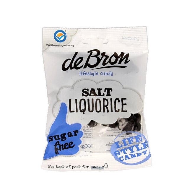 Klavertjes zout/salt liquorice suikervrij 100 Gram