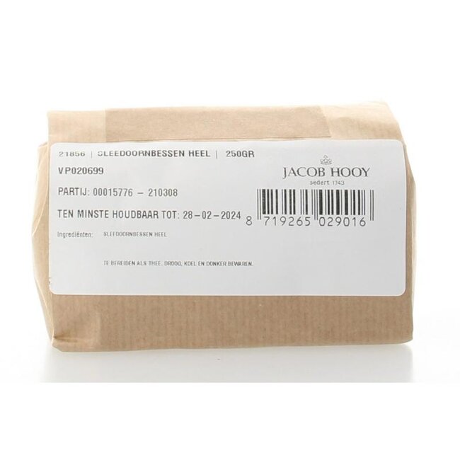 Sleedoornbessen 250 Gram