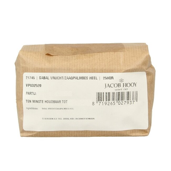 Sabal vruchten/zaagpalmbes 250 Gram