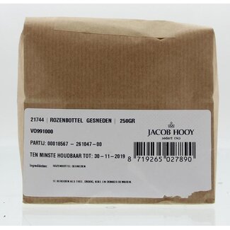 Jacob Hooy Rozenbottels zonder zaad gesneden 250 Gram