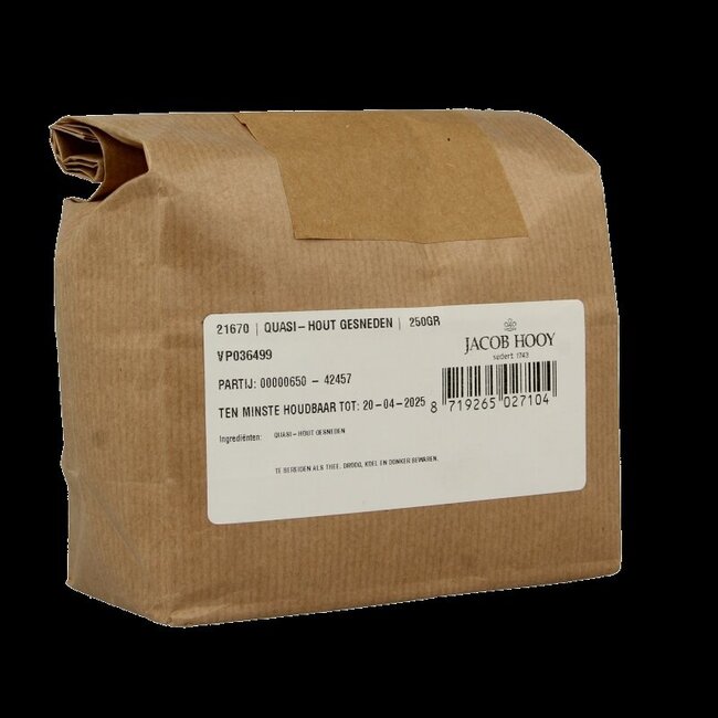 Quassi hout gesneden  250 Gram