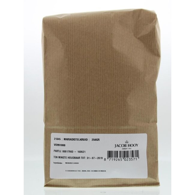 Mariadistelkruid gesneden 250 Gram