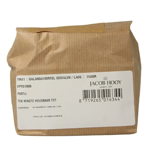 Galangawortel gemalen/laos 250 Gram