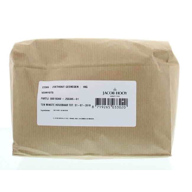Zoethout gesneden 1 Kilogram
