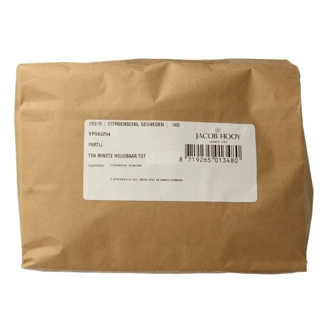 Citroenschil gesneden  1 Kilogram