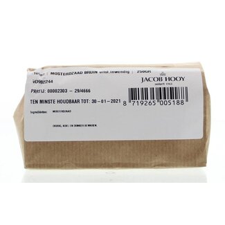 Jacob Hooy Mosterdzaad bruin 250 Gram