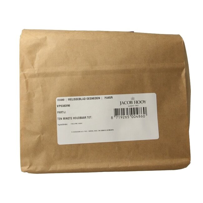 Melisseblad gesneden 250 Gram