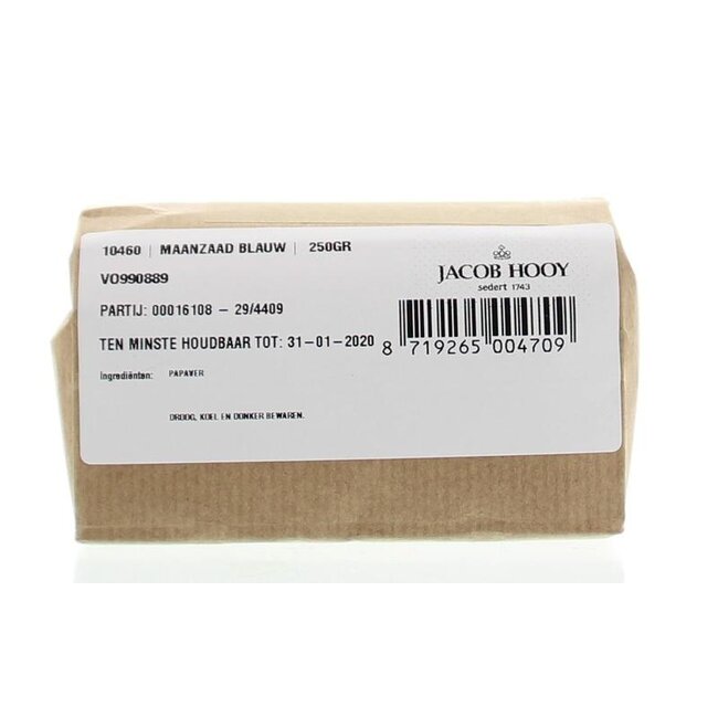 Maanzaad blauw/papaver coer 250 Gram