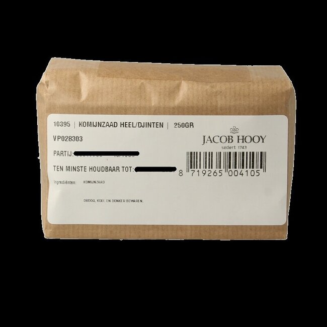 Komijnzaad heel/djinten 250 Gram