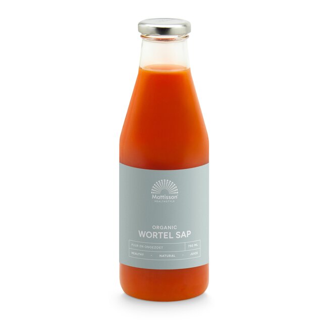 Wortelsap bio 750 Milliliter