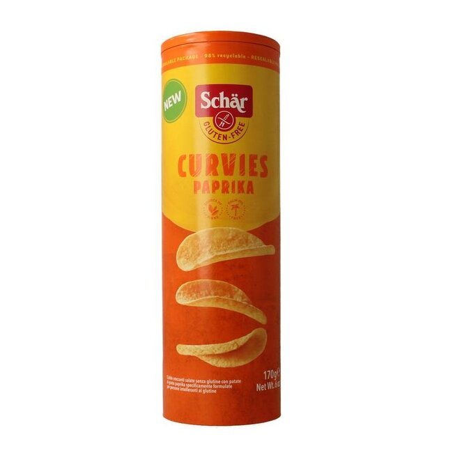 Curvies paprika glutenvrij 170 Gram