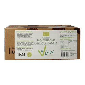 Vitiv Dadels medjoul doosje bio 1 Kilogram