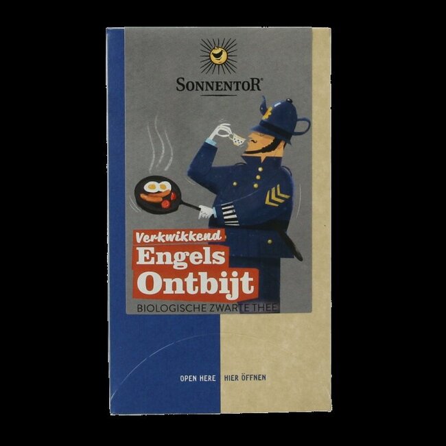 Verkwikkende Engelse ontbijtthee bio 18 Stuks