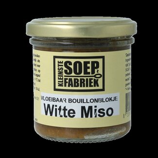 Kleinstesoepfabriek Vloeibaar bouillonblokje witte miso 150 Milliliter