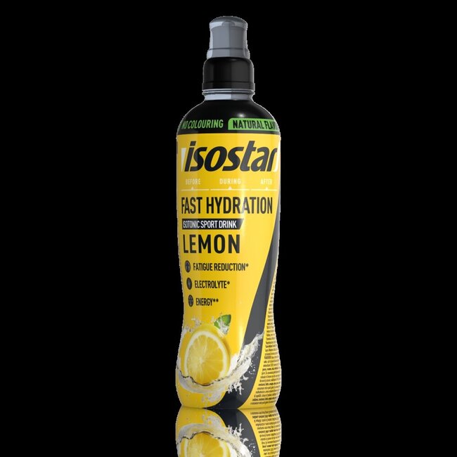 Fast hydration isotonic sport drink lemon 500 Milliliter