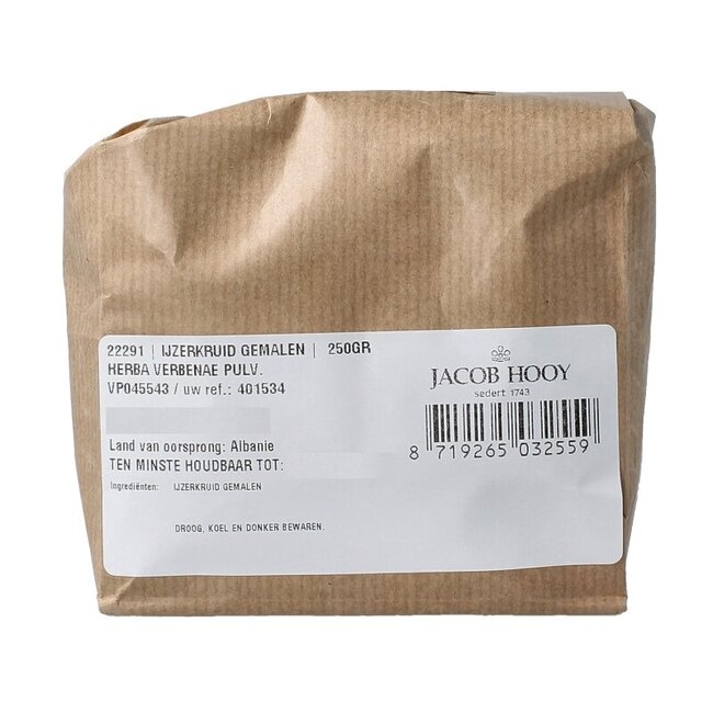 IJzerkruid gemalen 250 Gram