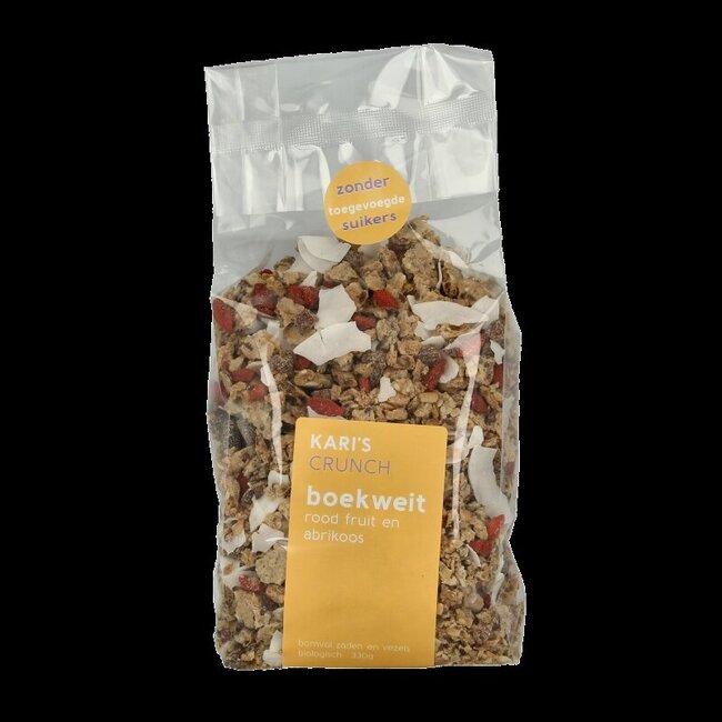 Granola boekweit rood fruit bio 330 Gram