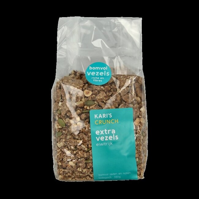 Granola extra vezels eiwit bio 330 Gram