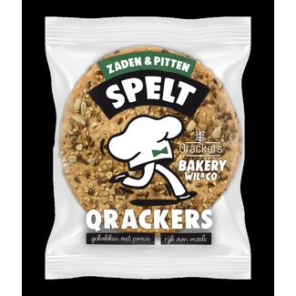 Leev Crackers spelt zaden/pitten bio 44 Gram