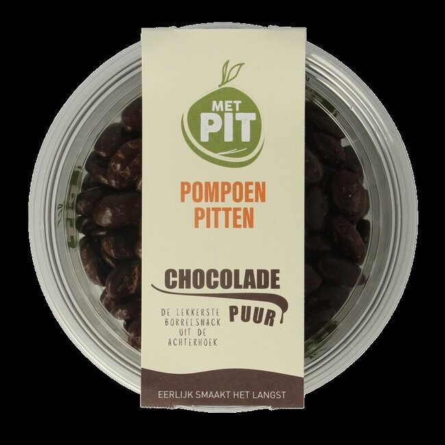 Pompoenpitten pure chocolade 150 Gram
