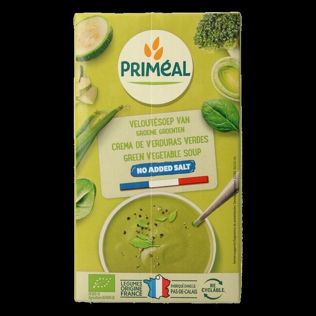 Groene groentesoep bio 1 Liter