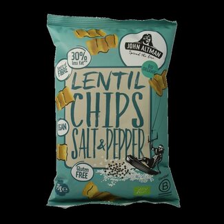 John Altman Linzen chips salt & pepper bio 75 Gram