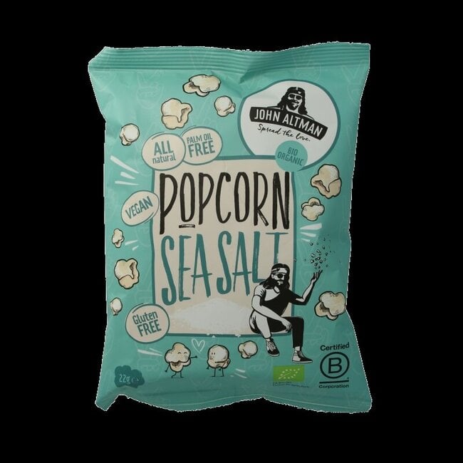 Popcorn sea salt bio 22 Gram