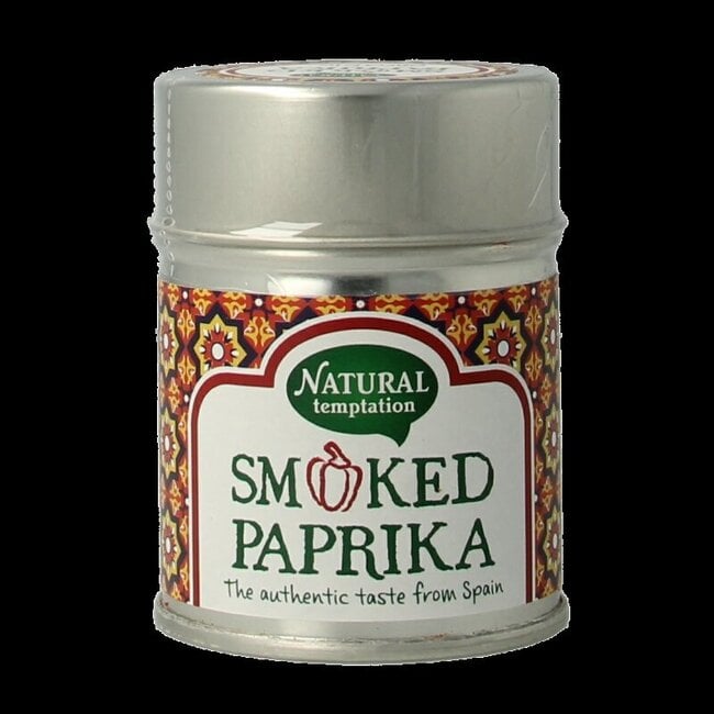 Smoked paprika blikje bio 50 Gram