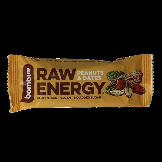 Raw energy bar peanut & dates 50 Gram