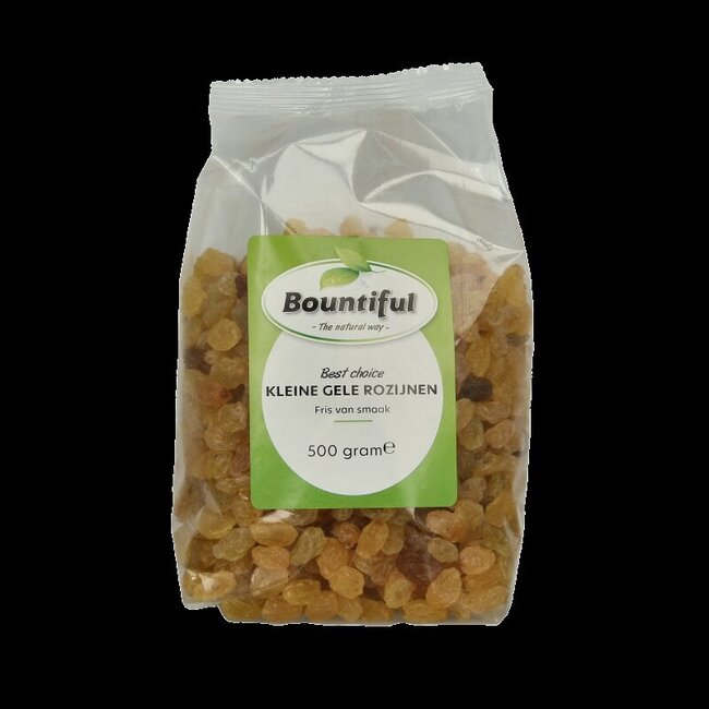 Rozijnen geel klein 500 Gram