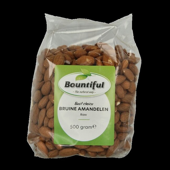 Amandelen bruin 500 Gram