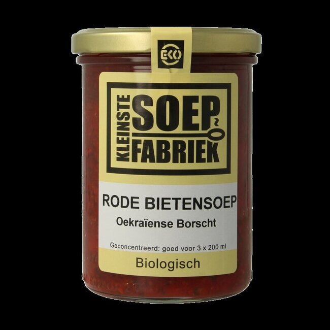 Rode bietensoep bio 400 Milliliter