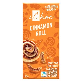 Ichoc Cinnamon roll vegan bio 80 Gram