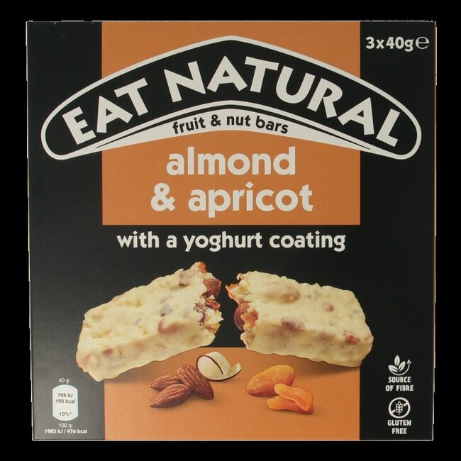 Almond / apricot / yoghurt 3 x 40 gram 120 Gram