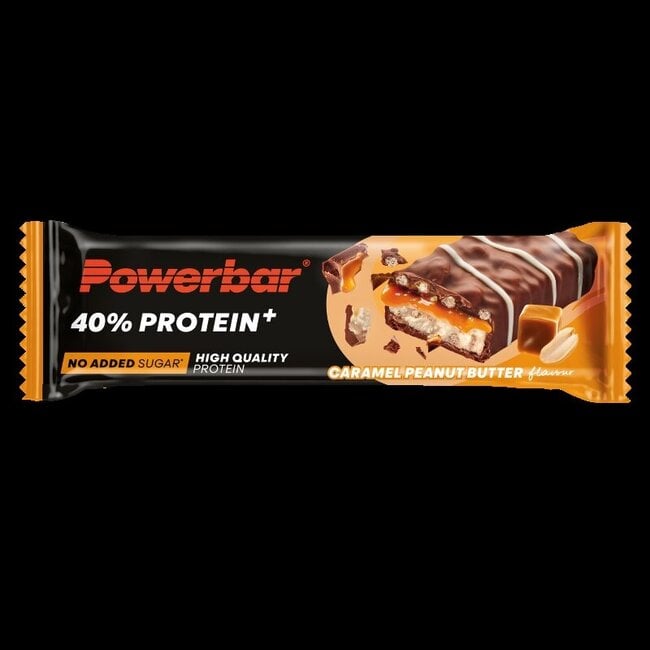 Protein+ bar crisp caramel & peanuts 40 Gram