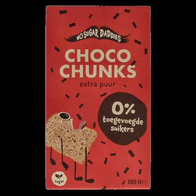 Choco chunks extra puur bio 180 Gram