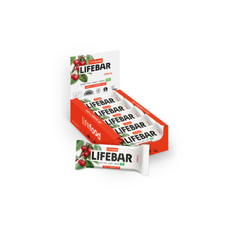 Lifefood Lifebar kersen bio raw 40 Gram