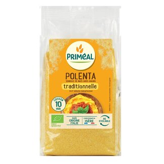 Primeal Polenta - maismeel met grote korrels bio 500 Gram